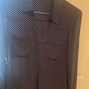 Express Navy blue Portofino  shirt